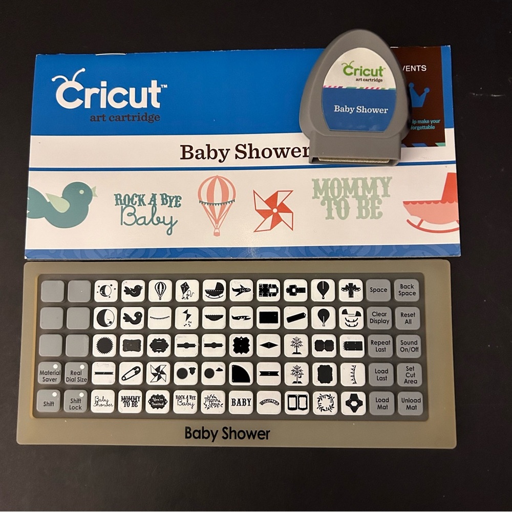 Cricut events BABY SHOWER shapes